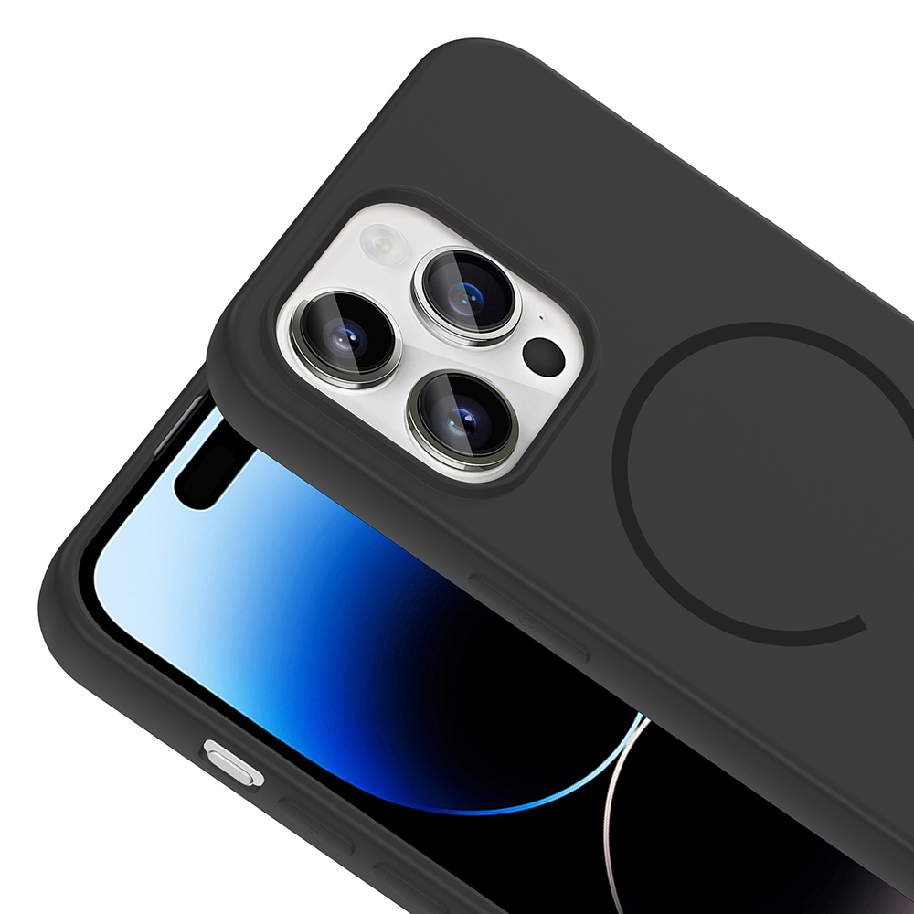 Apple iPhone 14 Pro Max Uyumlu Kılıf M-safe Şarj Özellikli Zore Meta Kapak - 14