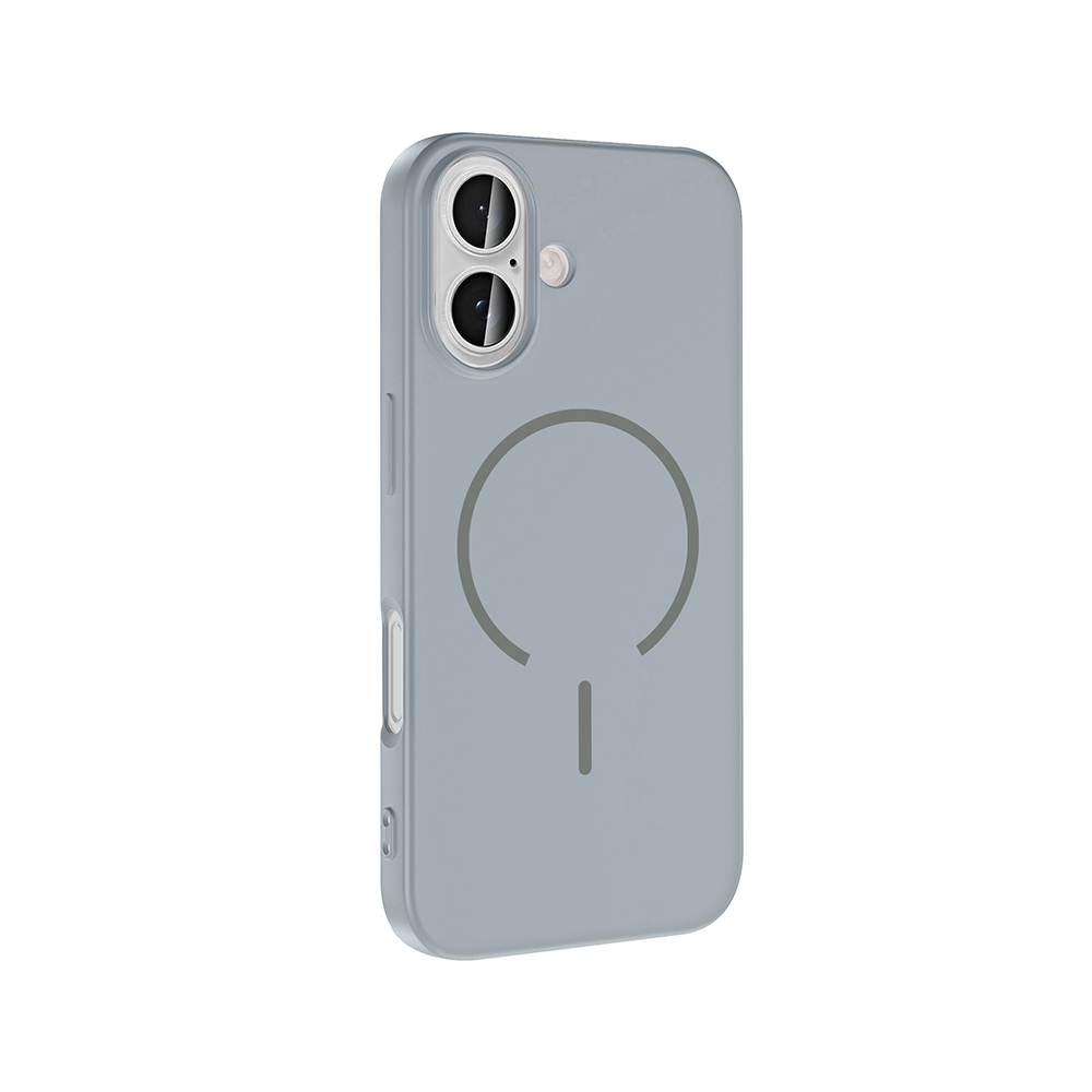 Apple iPhone 16 Uyumlu Kılıf M-safe Şarj Özellikli Zore Meta Kapak - 6