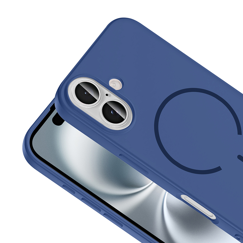 Apple iPhone 16 Uyumlu Kılıf M-safe Şarj Özellikli Zore Meta Kapak - 8