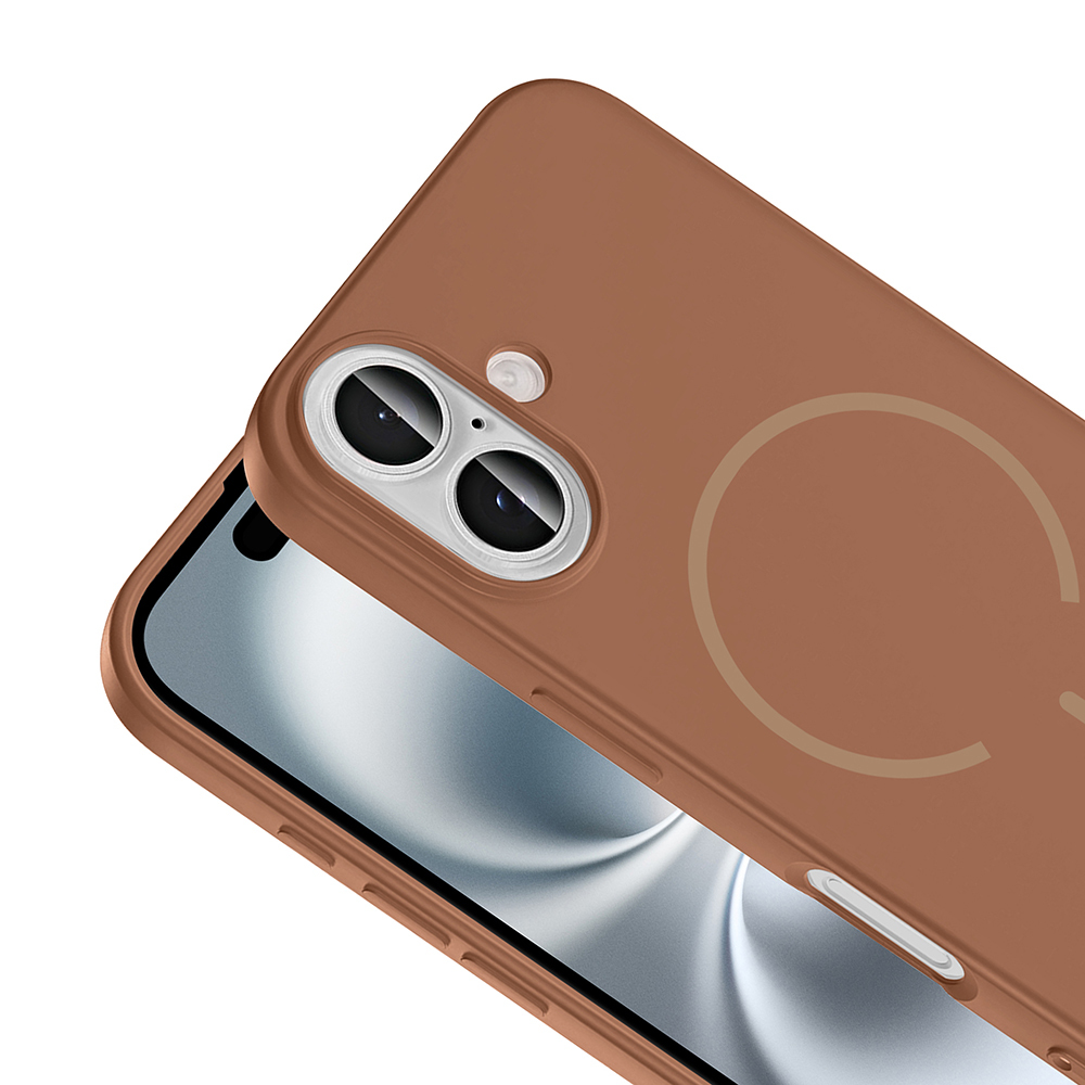 Apple iPhone 16 Uyumlu Kılıf M-safe Şarj Özellikli Zore Meta Kapak - 9