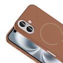 Apple iPhone 16 Uyumlu Kılıf M-safe Şarj Özellikli Zore Meta Kapak - 9