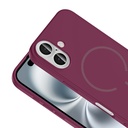 Apple iPhone 16 Uyumlu Kılıf M-safe Şarj Özellikli Zore Meta Kapak - 12