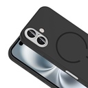 Apple iPhone 16 Uyumlu Kılıf M-safe Şarj Özellikli Zore Meta Kapak - 14