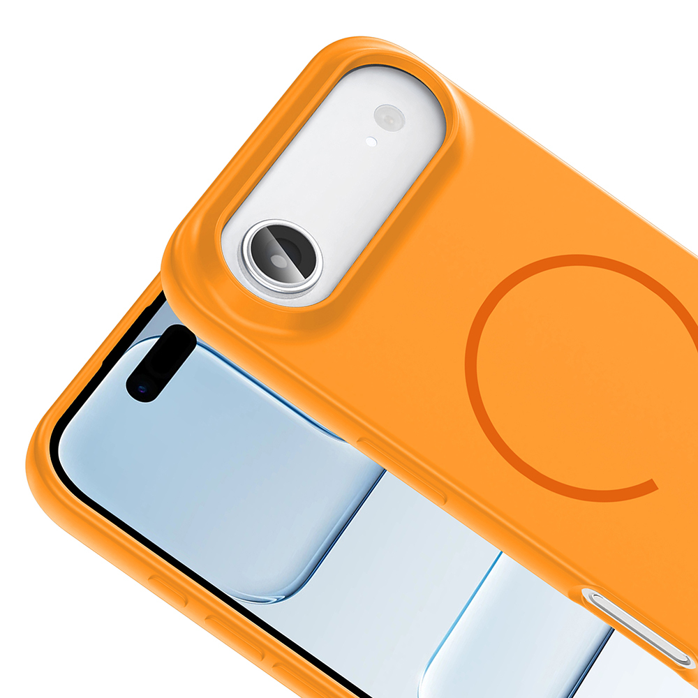 Apple iPhone 17 Air Uyumlu Kılıf M-safe Şarj Özellikli Zore Meta Kapak - 10