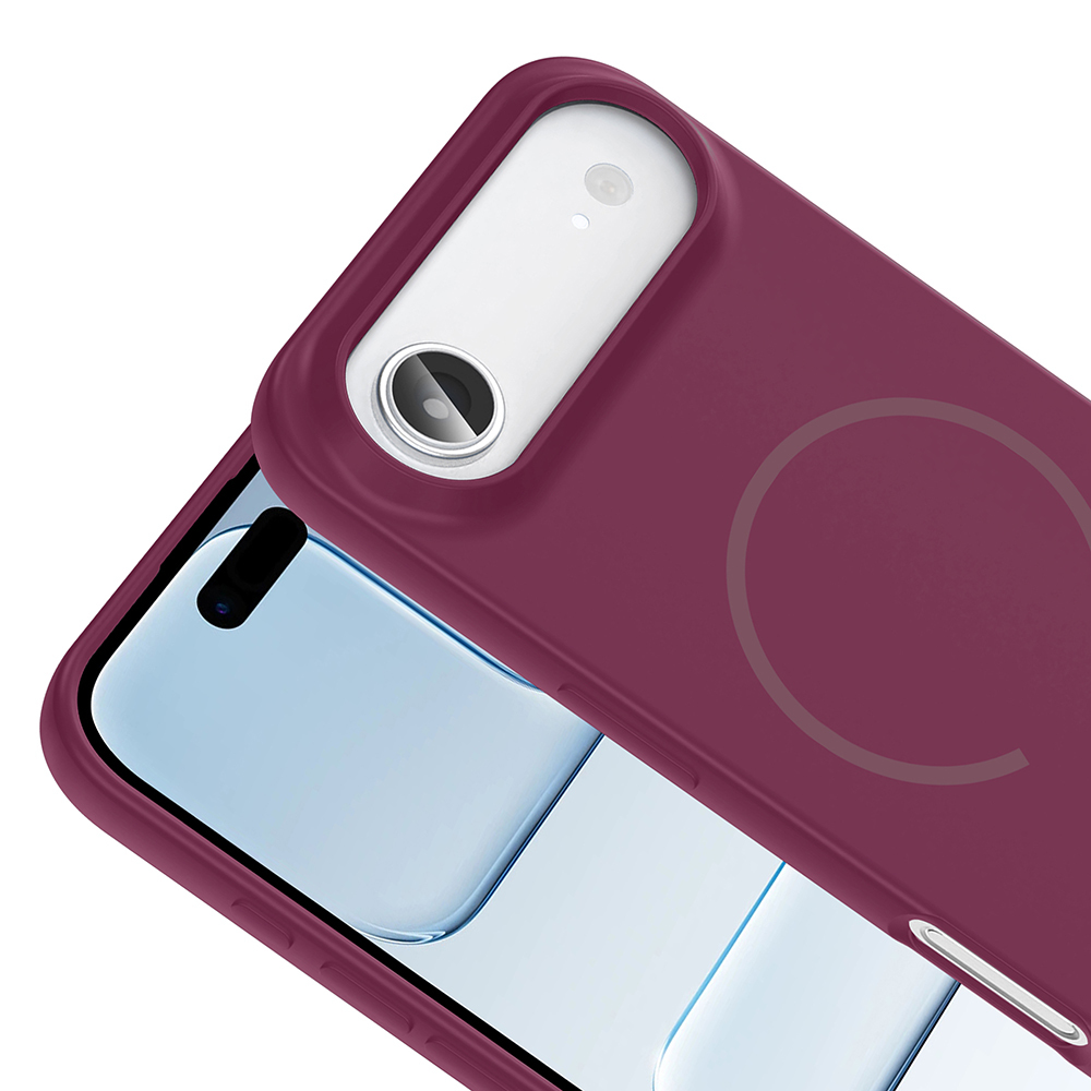 Apple iPhone 17 Air Uyumlu Kılıf M-safe Şarj Özellikli Zore Meta Kapak - 12