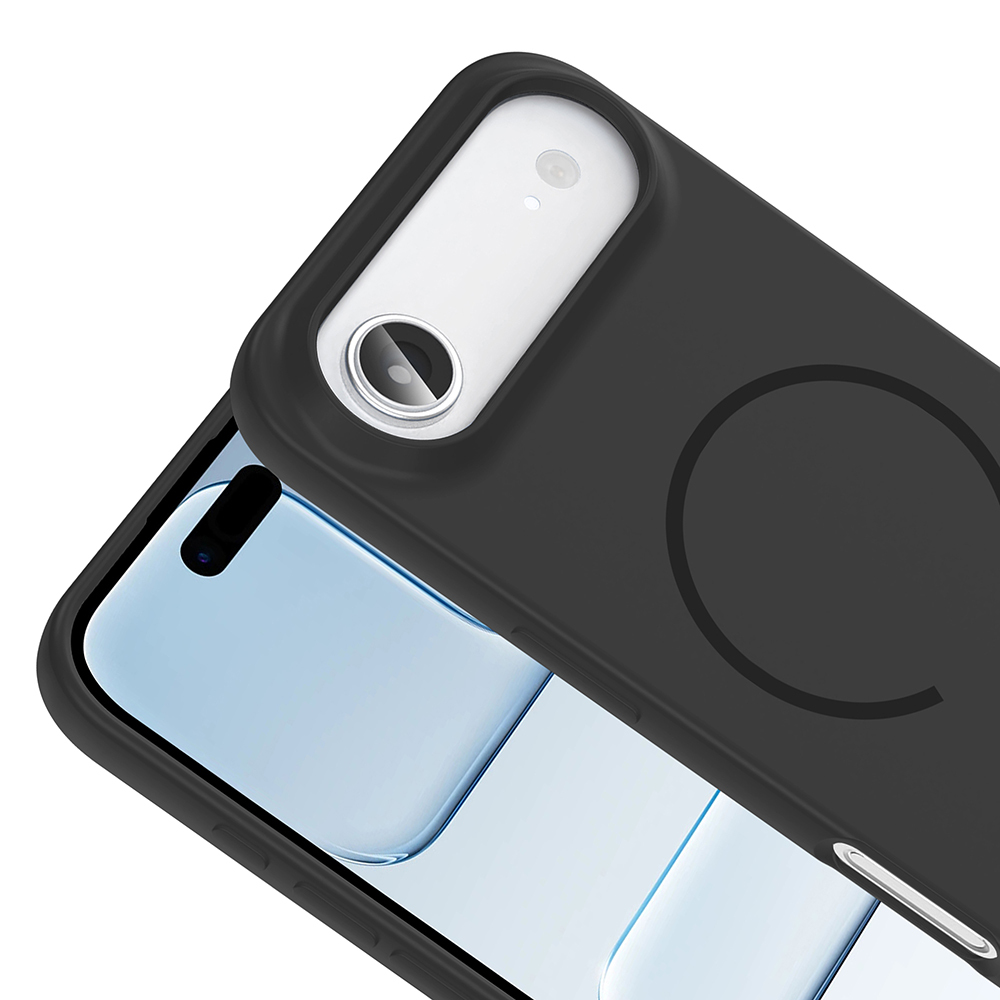 Apple iPhone 17 Air Uyumlu Kılıf M-safe Şarj Özellikli Zore Meta Kapak - 14