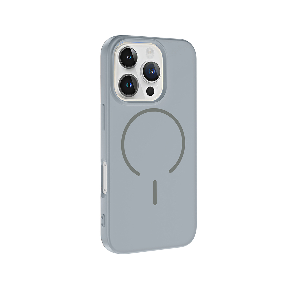 Apple iPhone 16 Pro Uyumlu Kılıf M-safe Şarj Özellikli Zore Meta Kapak - 6