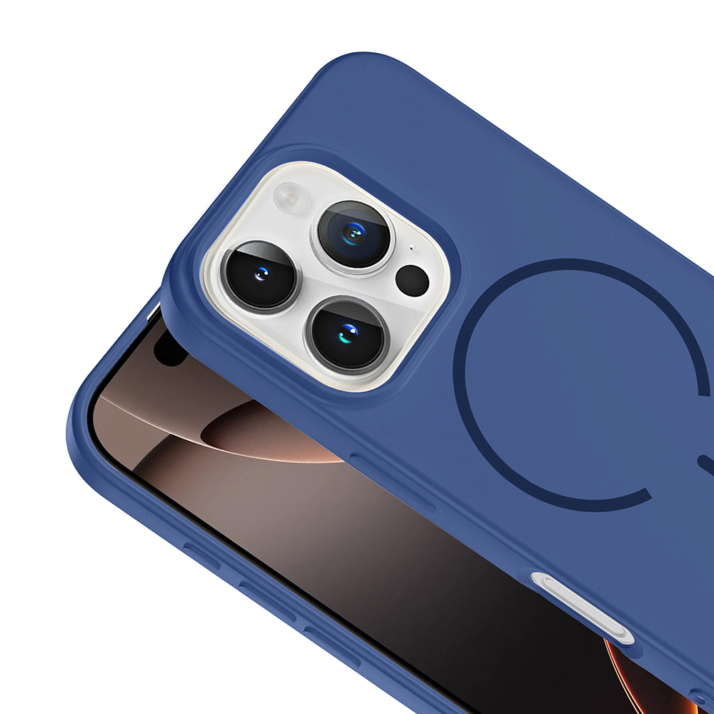 Apple iPhone 16 Pro Max Uyumlu Kılıf M-safe Şarj Özellikli Zore Meta Kapak - 8