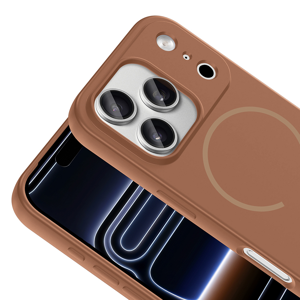 Apple iPhone 17 Pro Uyumlu Kılıf M-safe Şarj Özellikli Zore Meta Kapak - 9