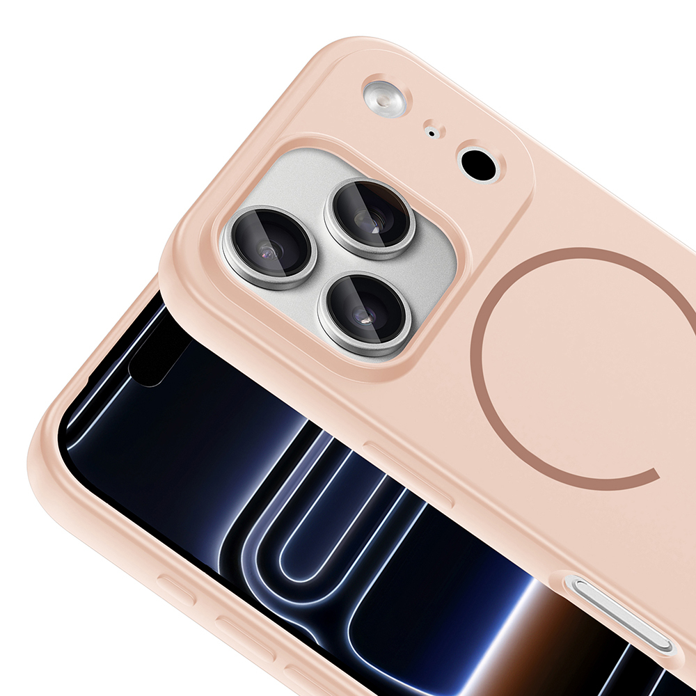 Apple iPhone 17 Pro Uyumlu Kılıf M-safe Şarj Özellikli Zore Meta Kapak - 11