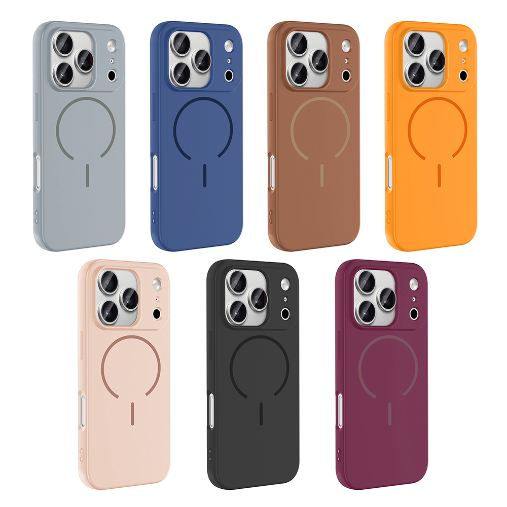 Apple iPhone 17 Pro Uyumlu Kılıf M-safe Şarj Özellikli Zore Meta Kapak - 15