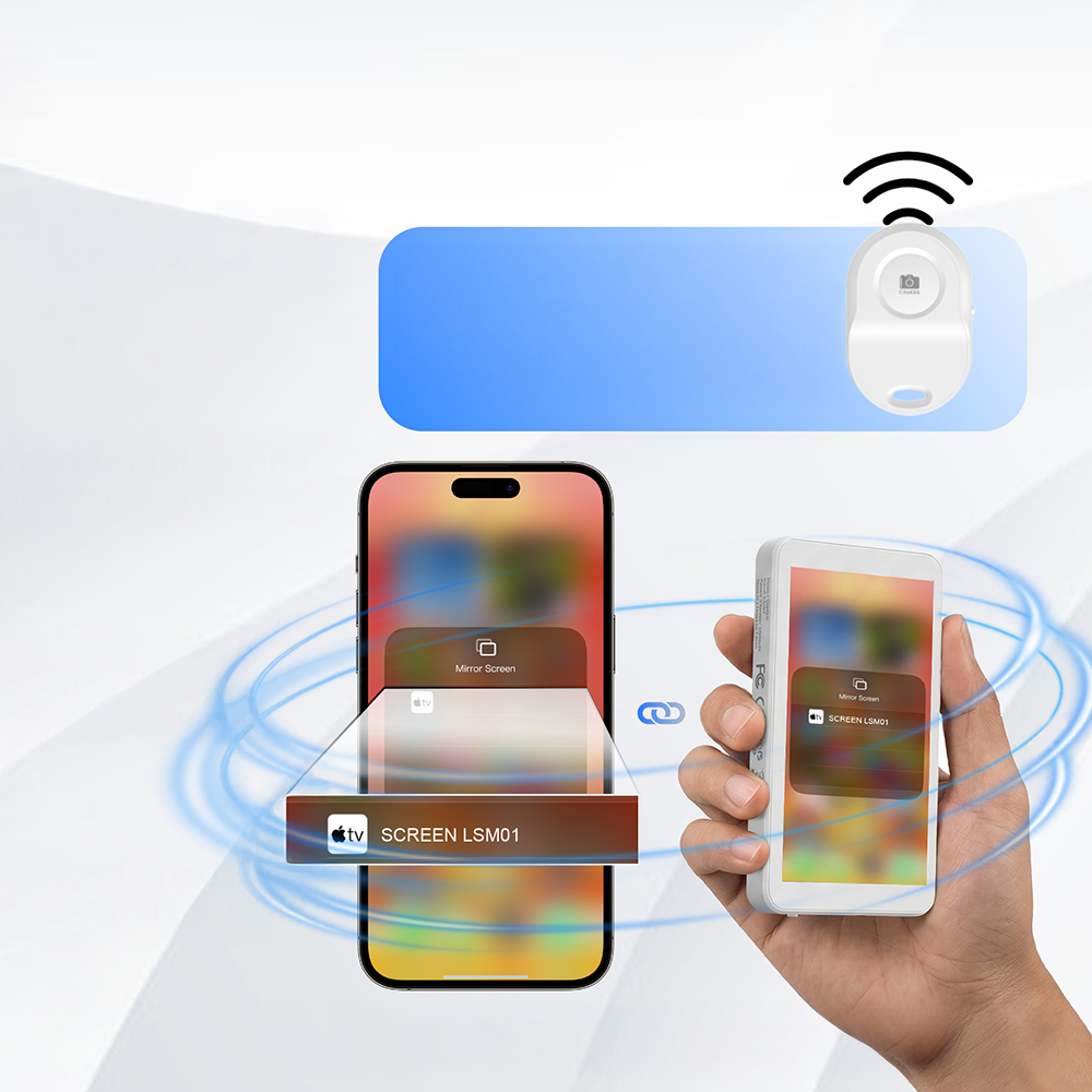 Lenyes LSM01 Bluetooth Kumandalı Magnetik Wireless Ekran Yansıtma Cihazı - 1