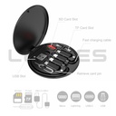 Lenyes LB601 6in1 Type-C to Type-C Kablolu 60W Çevirici Adaptör Seti Standlı Saklama Kutusu - 6
