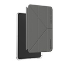 Apple iPad 11.Nesil 2025 Uyumlu Kılıf Skinarma Kalemlikli Arkası Şeffaf Standlı Magnetik Zeta Kılıf - 4