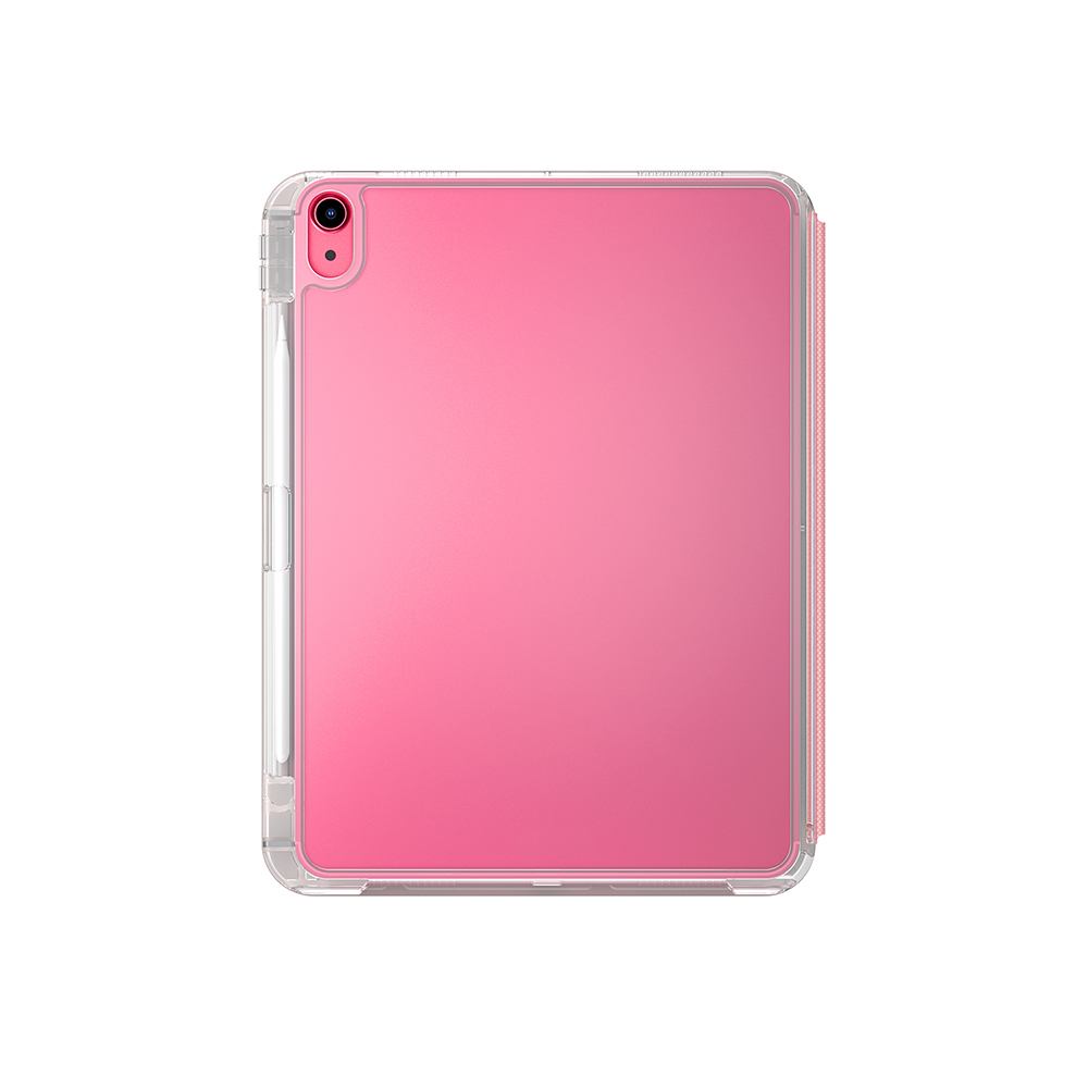 Apple iPad 11.Nesil 2025 Uyumlu Kılıf Skinarma Kalemlikli Arkası Şeffaf Standlı Magnetik Zeta Kılıf - 6