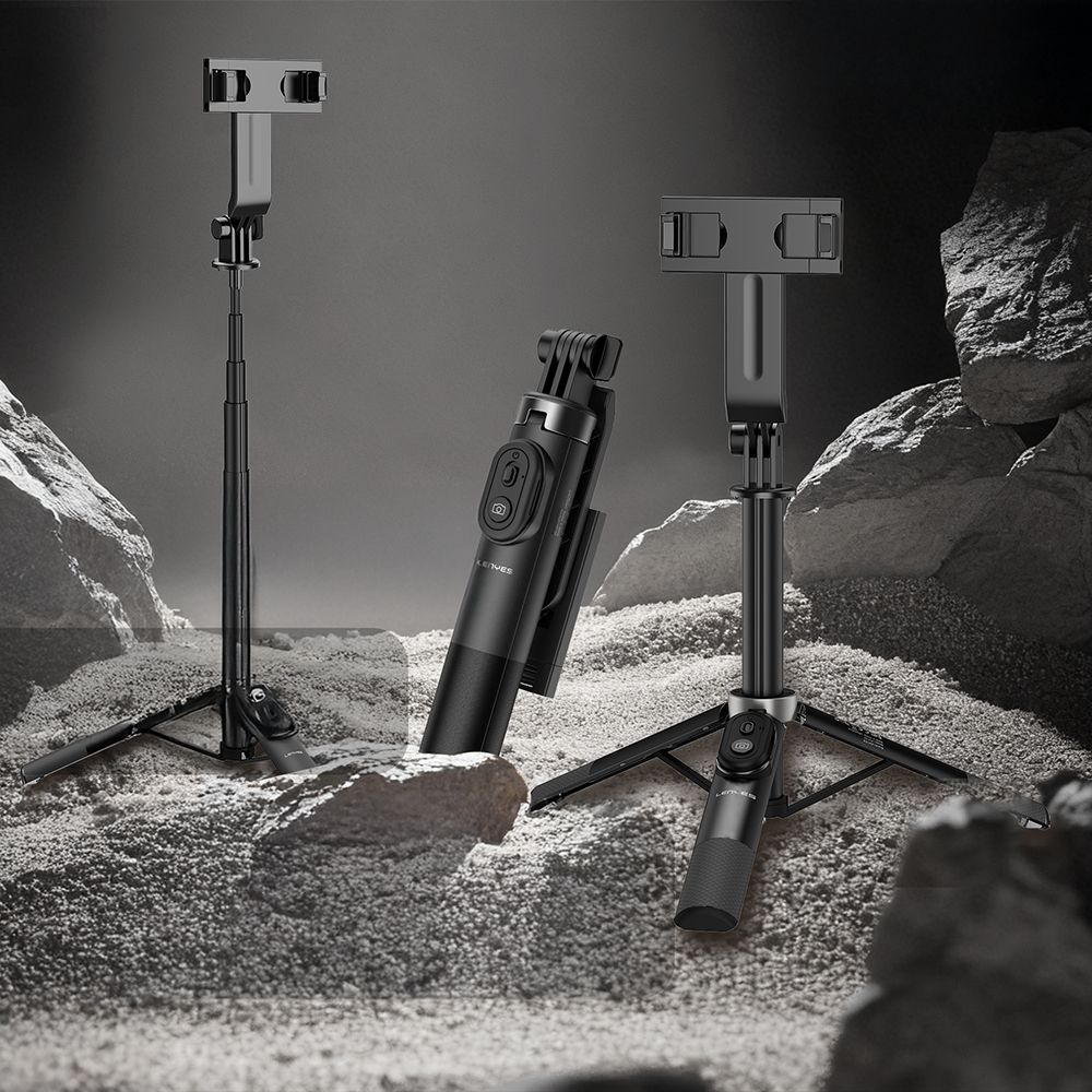 Lenyes LPH122 Bluetooth Kumandalı Mini Tripod ve Selfie Çubuğu - 1