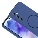 Samsung Galaxy A35 Uyumlu Kılıf M-safe Şarj Özellikli Zore Meta Kapak - 8