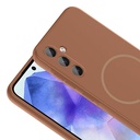 Samsung Galaxy A35 Uyumlu Kılıf M-safe Şarj Özellikli Zore Meta Kapak - 9