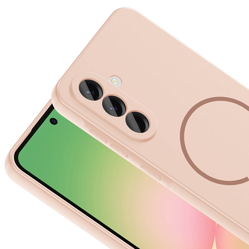Samsung Galaxy A56 Uyumlu Kılıf M-safe Şarj Özellikli Zore Meta Kapak - 11