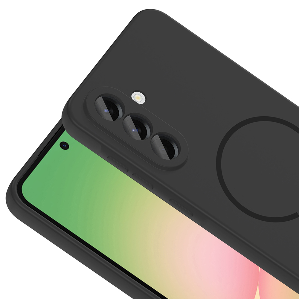 Samsung Galaxy A56 Uyumlu Kılıf M-safe Şarj Özellikli Zore Meta Kapak - 14