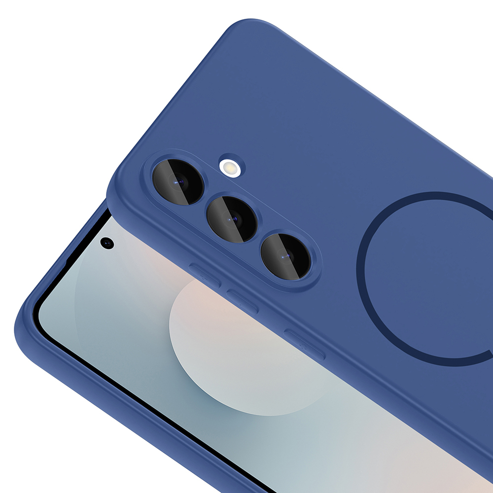 Samsung Galaxy S23 FE Uyumlu Kılıf M-safe Şarj Özellikli Zore Meta Kapak - 8