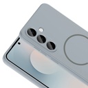 Samsung Galaxy S23 FE Uyumlu Kılıf M-safe Şarj Özellikli Zore Meta Kapak - 13
