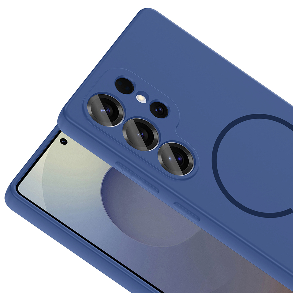 Samsung Galaxy S25 Ultra Uyumlu Kılıf M-safe Şarj Özellikli Zore Meta Kapak - 8