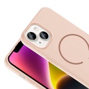 Apple iPhone 13 Uyumlu Kılıf M-safe Şarj Özellikli Zore Meta Kapak - 11