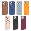 Apple iPhone 13 Uyumlu Kılıf M-safe Şarj Özellikli Zore Meta Kapak - 15