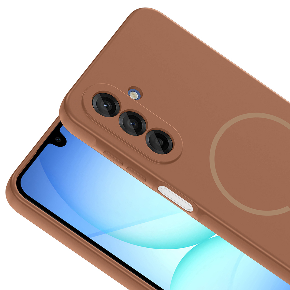 Samsung Galaxy A17 Uyumlu Kılıf M-safe Şarj Özellikli Zore Meta Kapak - 9