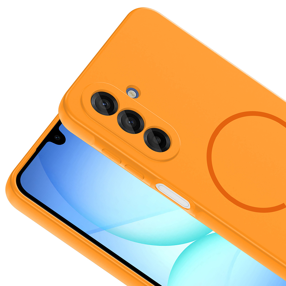 Samsung Galaxy A17 Uyumlu Kılıf M-safe Şarj Özellikli Zore Meta Kapak - 10