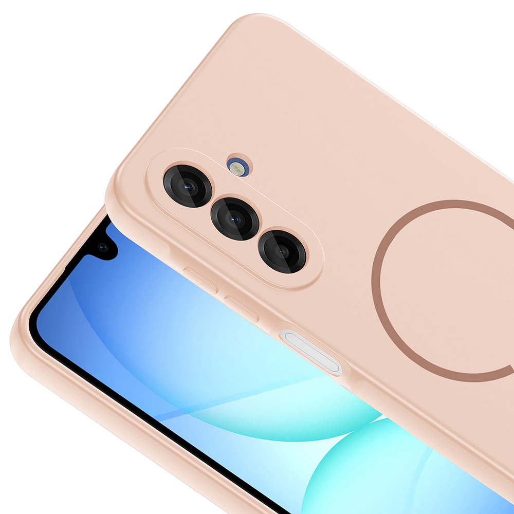 Samsung Galaxy A17 Uyumlu Kılıf M-safe Şarj Özellikli Zore Meta Kapak - 11