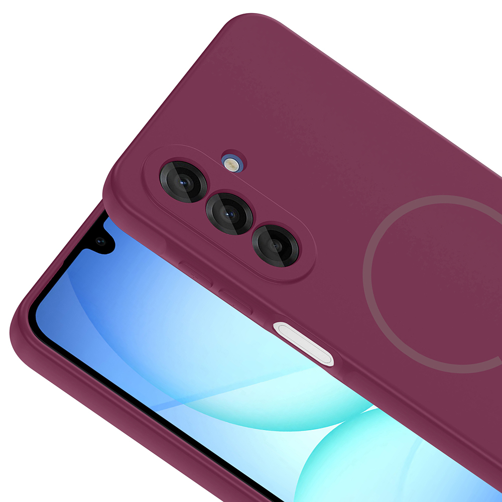 Samsung Galaxy A17 Uyumlu Kılıf M-safe Şarj Özellikli Zore Meta Kapak - 12
