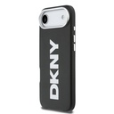 Apple iPhone 17 Air Uyumlu Kılıf DKNY Orjinal Lisanslı M-safe Şarj Özellikli PU Büyük Dikey Logolu Kapak - 1