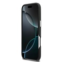 Apple iPhone 17 Air Uyumlu Kılıf DKNY Orjinal Lisanslı M-safe Şarj Özellikli PU Büyük Dikey Logolu Kapak - 4
