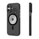 Apple iPhone 17 Uyumlu Kılıf M-safe Şarj Özellikli Disk Desenli Youngkit Disc Battle Kapak - 2