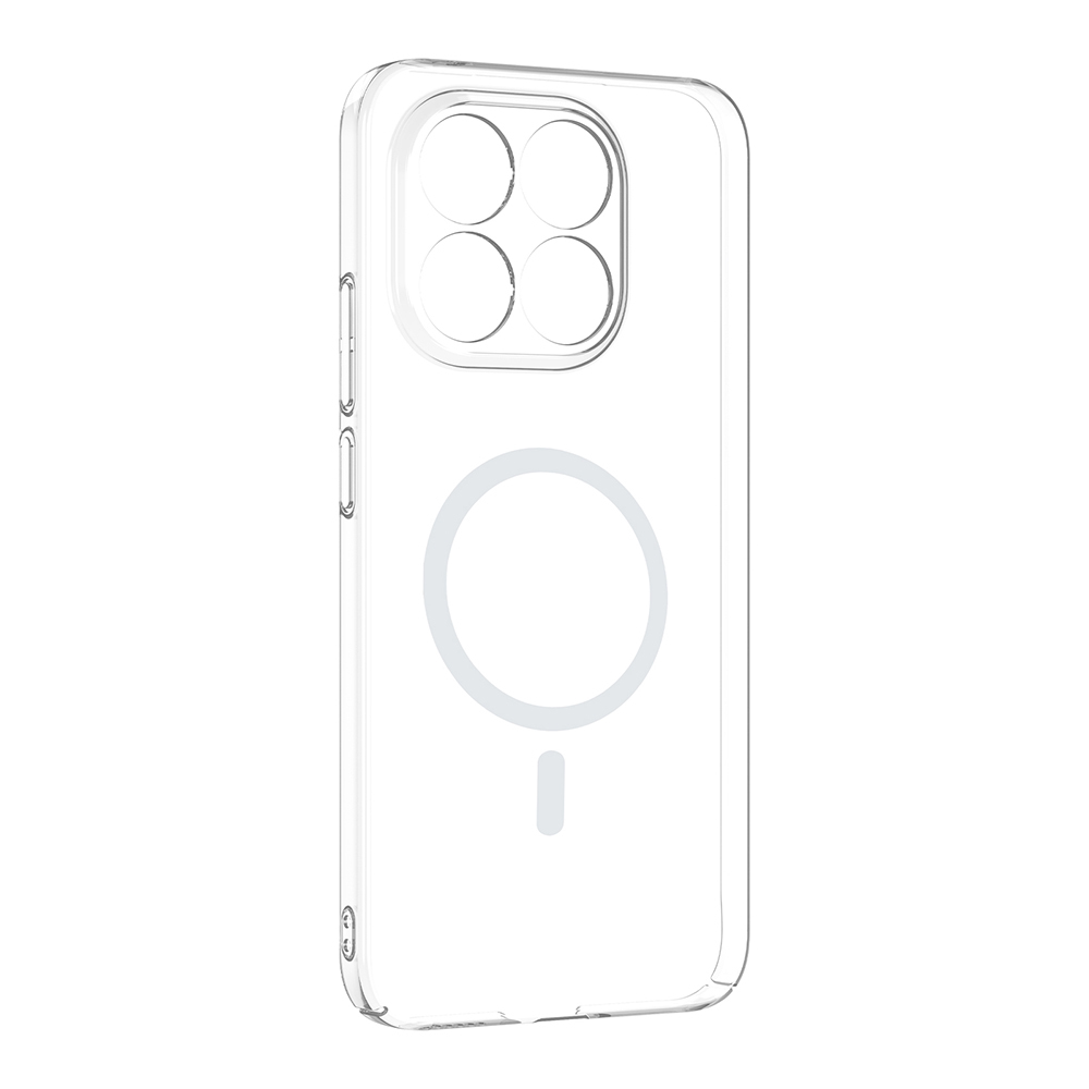 Xiaomi 15 UyumluT Kamera Korumalı M-Safe Şarj Özellikli Şeffaf Zore London Sert PC Kapak - 1