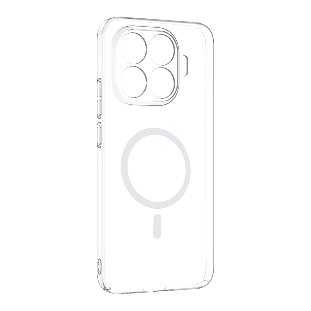 Xiaomi 15 UyumluT Pro Kamera Korumalı M-Safe Şarj Özellikli Şeffaf Zore London Sert PC Kapak - 1