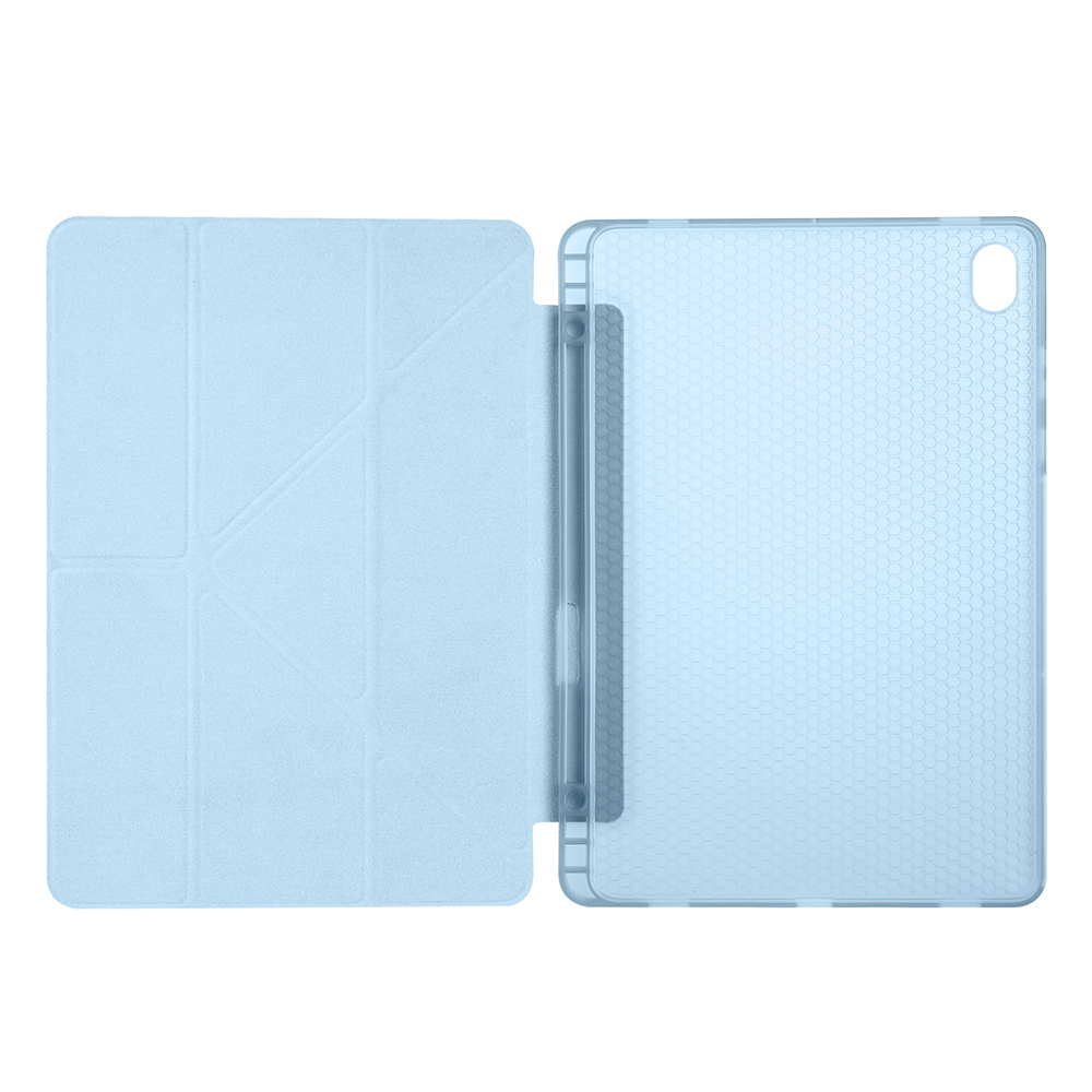 Galaxy Tab S11 Kılıf Zore Tri Folding Kalem Bölmeli Standlı Kılıf - 12
