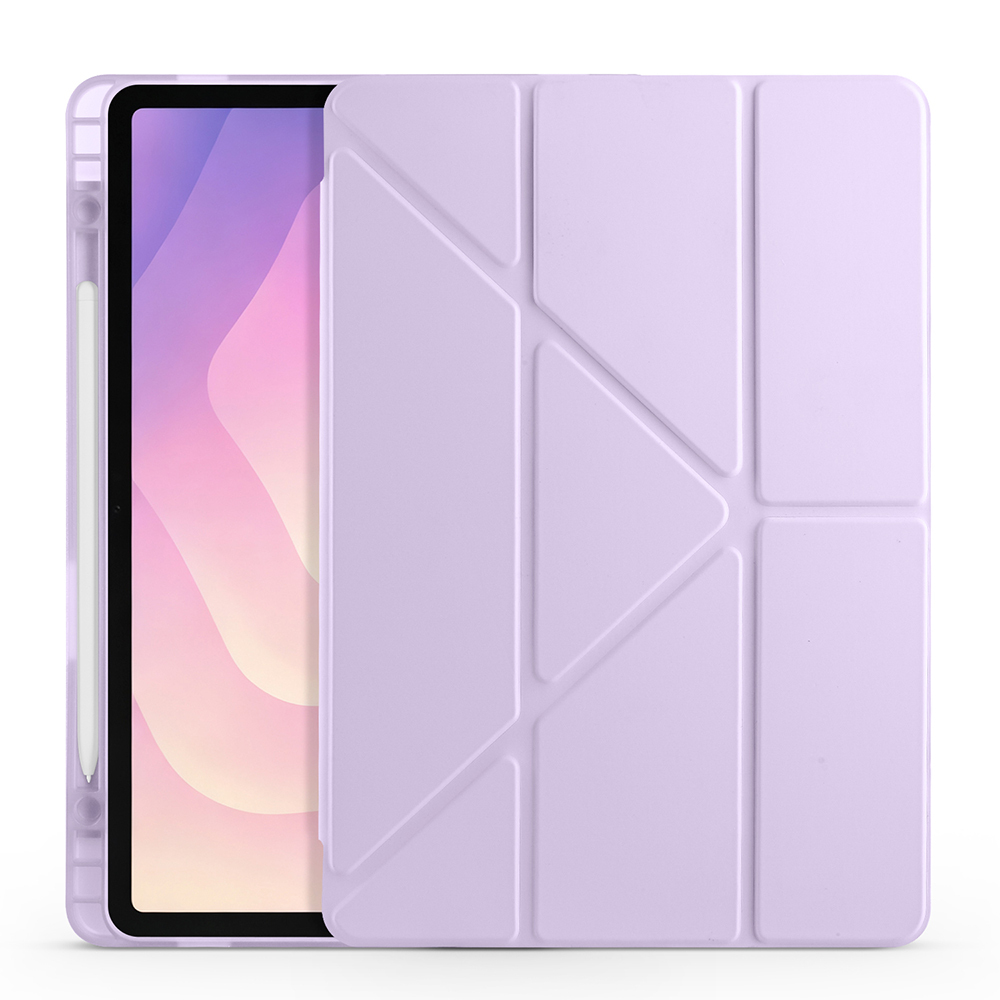 Galaxy Tab S11 Kılıf Zore Tri Folding Kalem Bölmeli Standlı Kılıf - 18