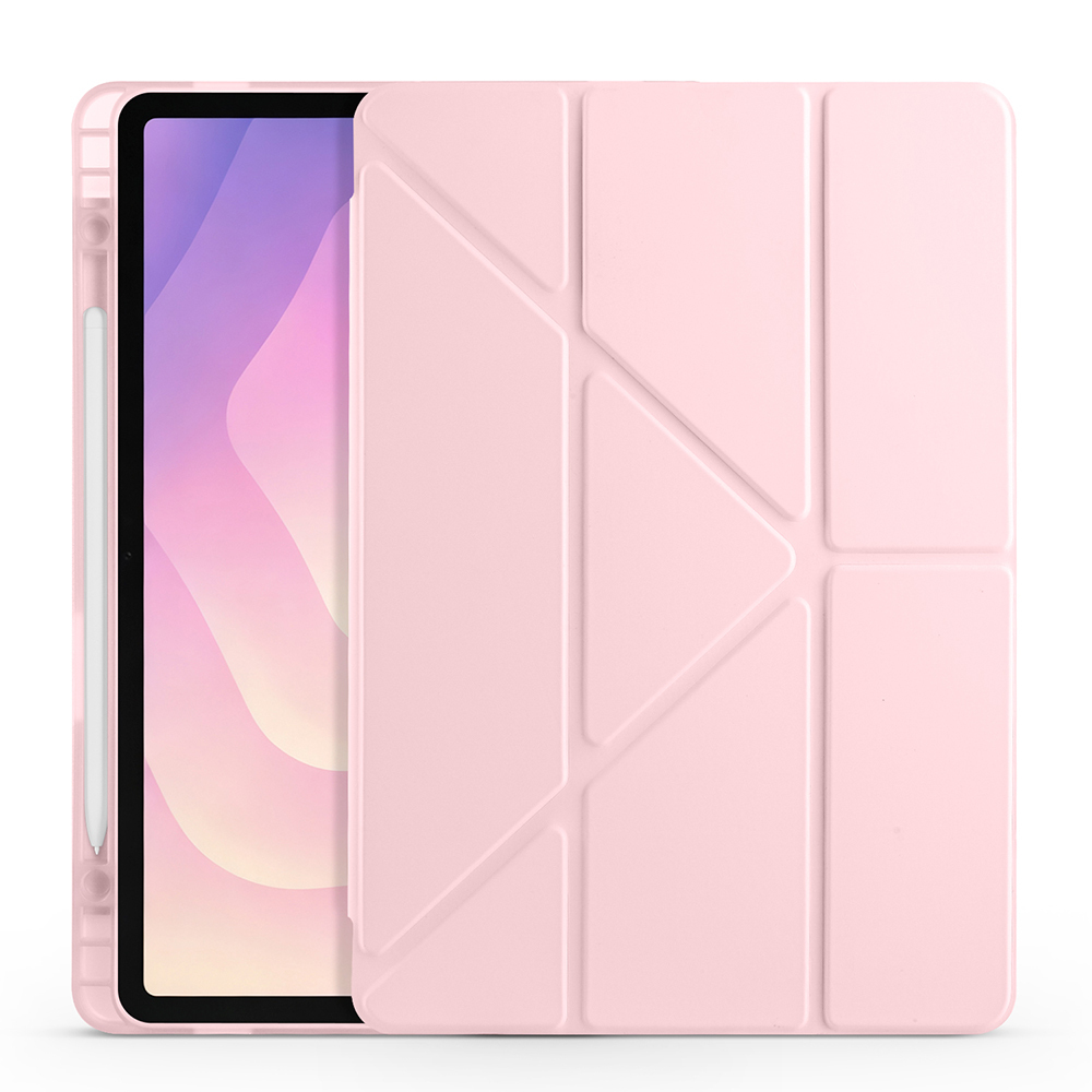 Galaxy Tab S11 Kılıf Zore Tri Folding Kalem Bölmeli Standlı Kılıf - 20