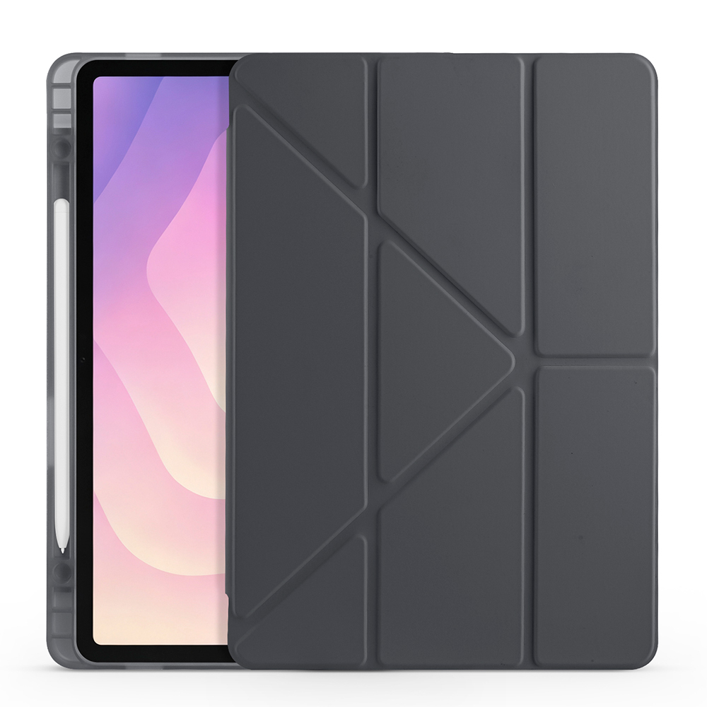 Galaxy Tab S11 Kılıf Zore Tri Folding Kalem Bölmeli Standlı Kılıf - 21