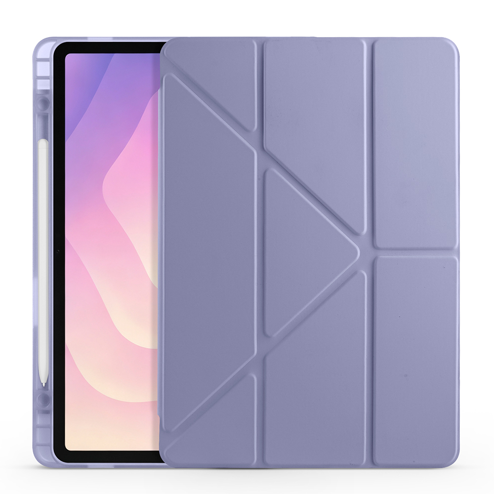 Galaxy Tab S11 Kılıf Zore Tri Folding Kalem Bölmeli Standlı Kılıf - 23