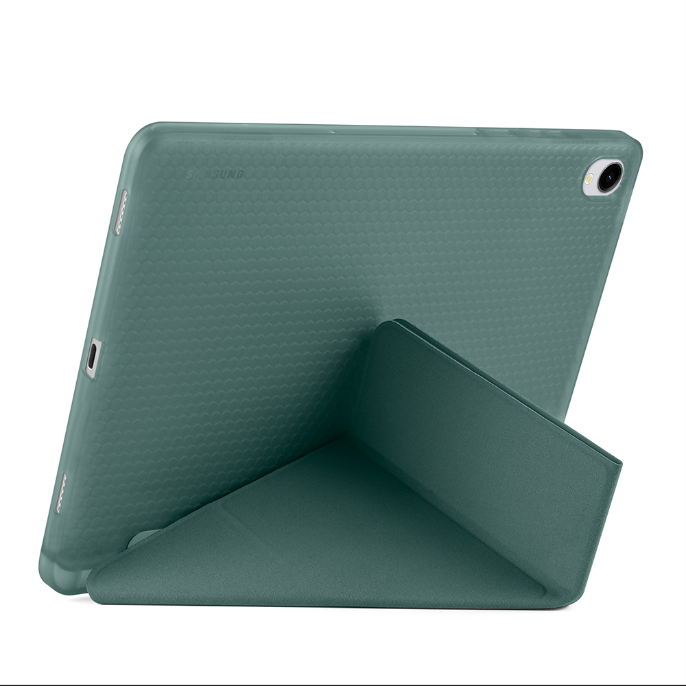 Galaxy Tab S11 Kılıf Zore Tri Folding Kalem Bölmeli Standlı Kılıf - 33