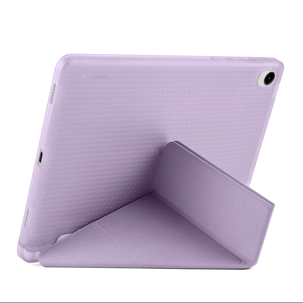 Galaxy Tab S11 Kılıf Zore Tri Folding Kalem Bölmeli Standlı Kılıf - 37