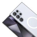 Samsung Galaxy S22 Ultra Uyumlu Kamera Korumalı M-Safe Şarj Özellikli Şeffaf Zore London Sert PC Kapak - 2