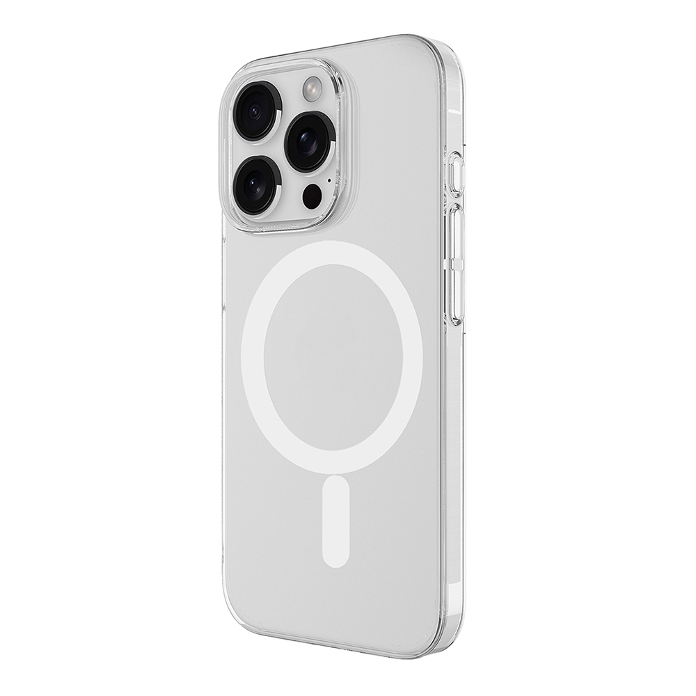 Apple iPhone 16 Pro Max Uyumlu Kamera Korumalı M-Safe Şarj Özellikli Şeffaf Zore London Sert PC Kapak - 1