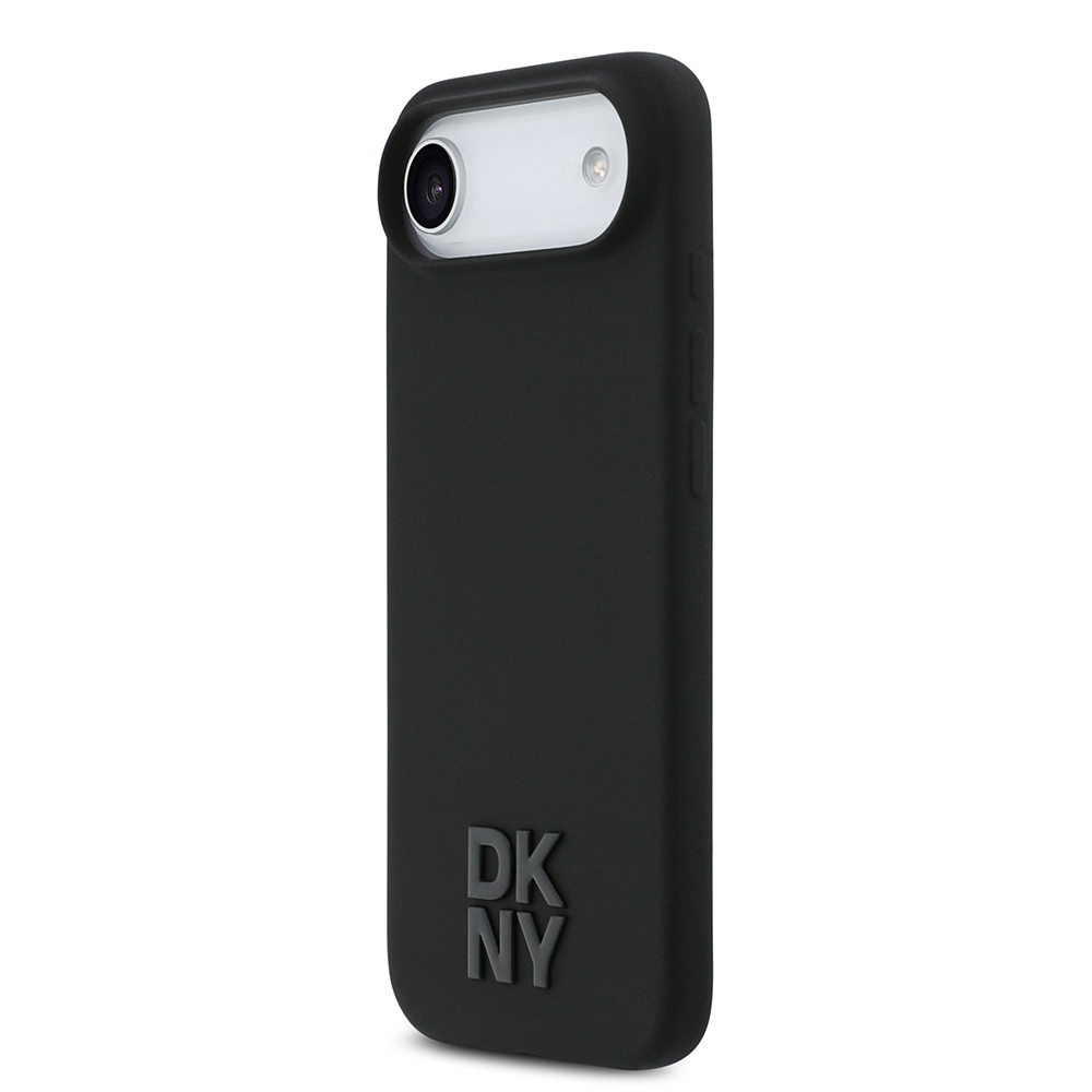 Apple iPhone 17 Air Uyumlu Kılıf DKNY Orjinal Lisanslı M-safe Şarj Özellikli Metal Logolu Silikon Kapak - 1