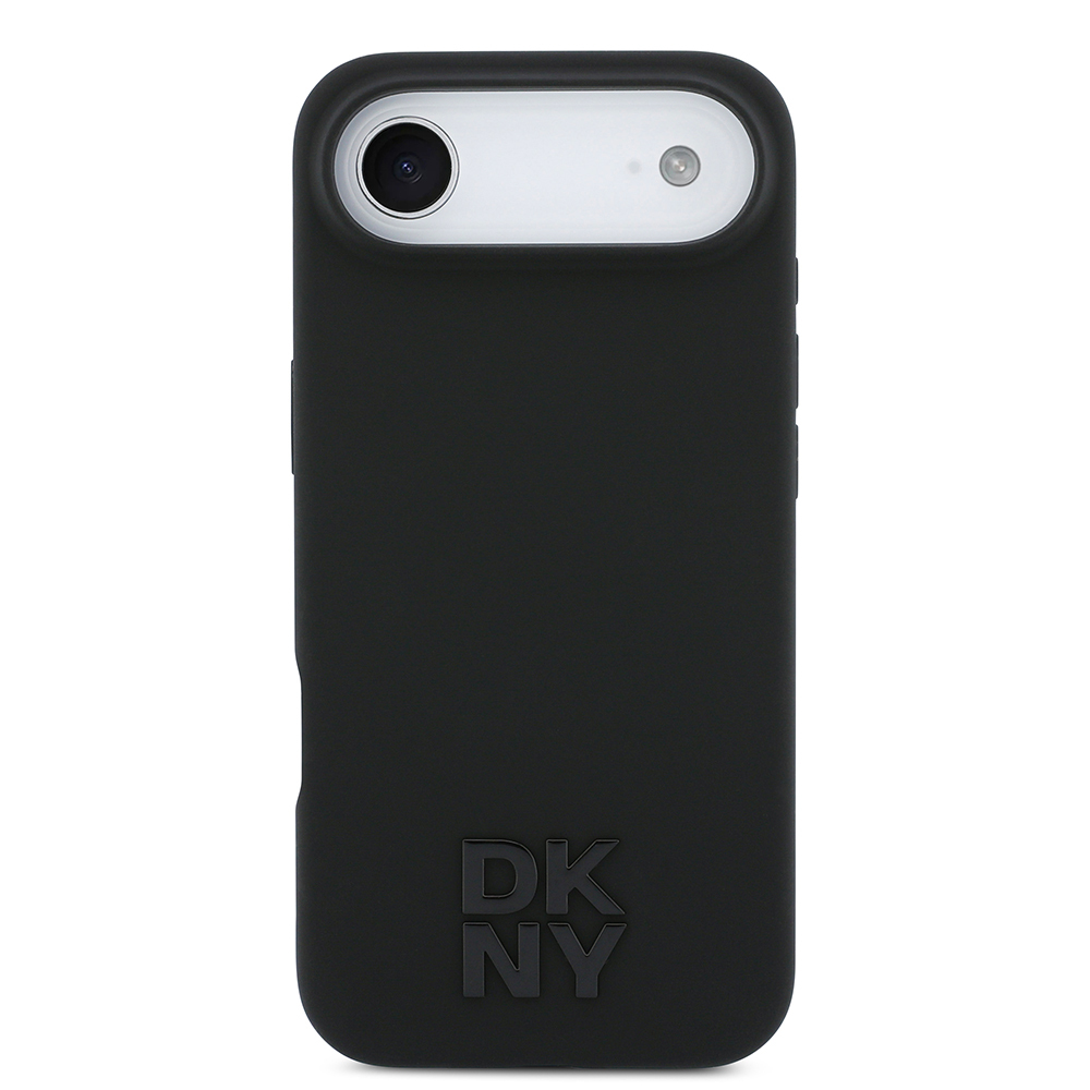Apple iPhone 17 Air Uyumlu Kılıf DKNY Orjinal Lisanslı M-safe Şarj Özellikli Metal Logolu Silikon Kapak - 2