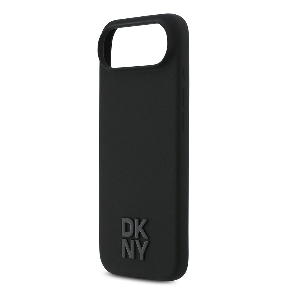 Apple iPhone 17 Air Uyumlu Kılıf DKNY Orjinal Lisanslı M-safe Şarj Özellikli Metal Logolu Silikon Kapak - 5